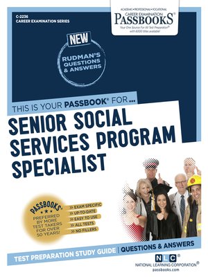 cover image of Senior Social Services Program Specialist